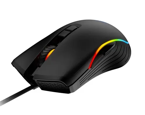 Миша MSI FORGE GM300, Black, оптична, 1200 - 7200 dpi, 7 кнопок, RGB підсвічування, USB, 1.5 м, 118 г - фото 2