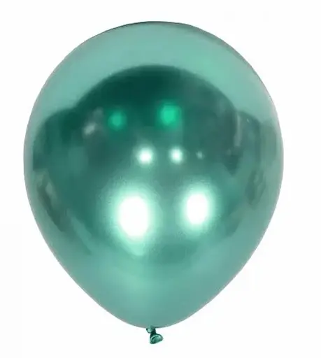 Шарик воздушный латексный 30 см (50) металлик зеленый, IDEA7-DL-031
