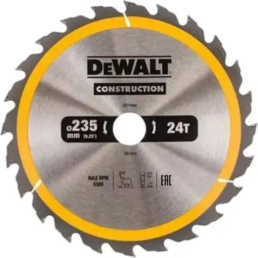 Диск пиляльний DeWalt Construction 235 х 30 мм (DT1954)