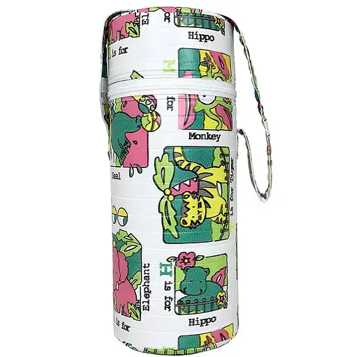 Термоконтейнер для бутылочек Lindo Мишки на лужайке (Pk 908 різно)