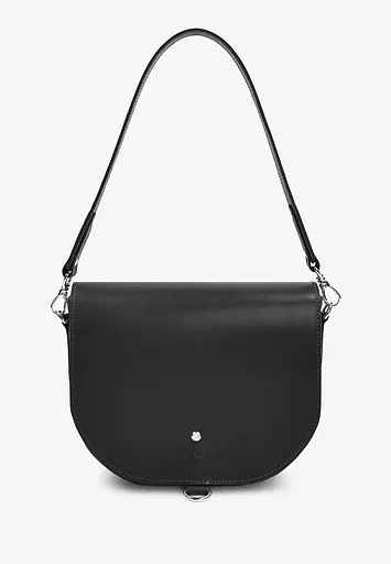 Жіноча шкіряна сумка Ruby L чорна - фото 4