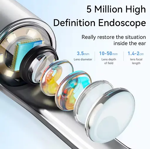 Бездротовий очисник вушної сірки з камерою, безпечний ендоскоп для видалення вушної сірки з камерою - фото 11