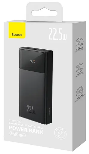 Павербанк Baseus Star Lord PPXJ080001 Power Bank портативное зарядное устройство для телефона 20000 mAh 22.5W - фото 6