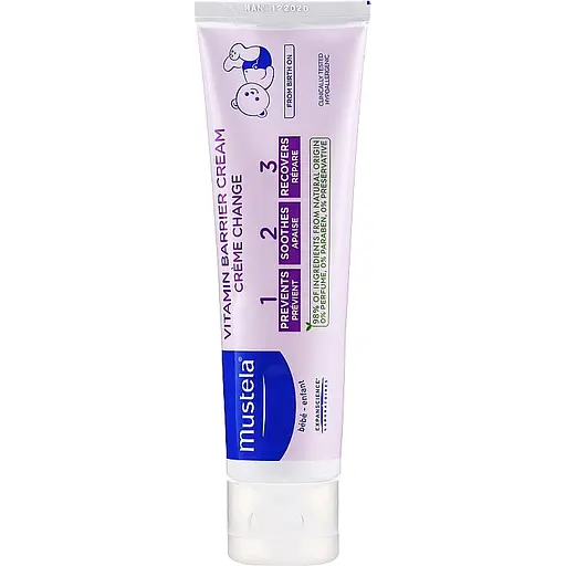 Захисний крем під підгузок Mustela Vitamin Barrier Cream 100 мл - фото 2