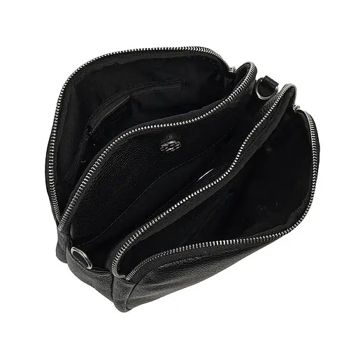 Кожаная женская сумка кросс-боди Virginia Conti 23х18х10 см nsa0001375 - фото 7