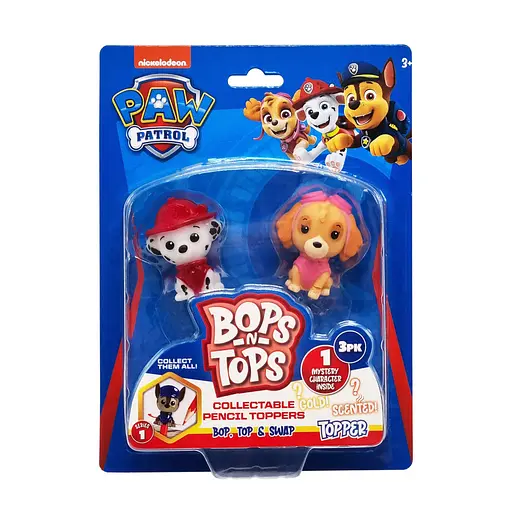 Набір колекційних фігурок-топерів Щенячий патруль Sambro PWP20-3980-KV-FO-2 серії "Bop n Tops"