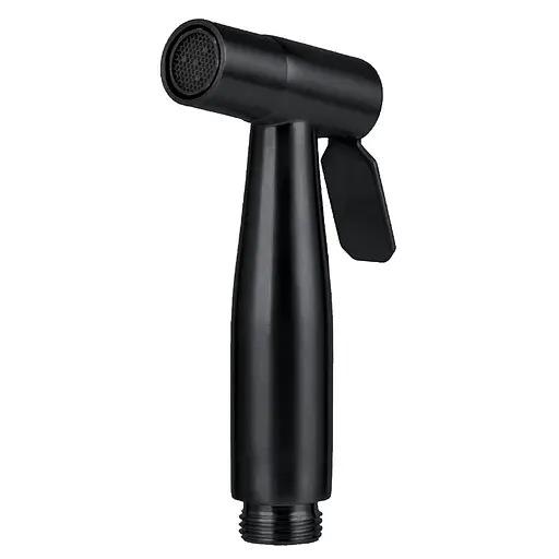 Лійка для гігієнічного душу, нержавіюча сталь, чорний Wezer WKY-28-BLACK, Чорний матовий - фото 1