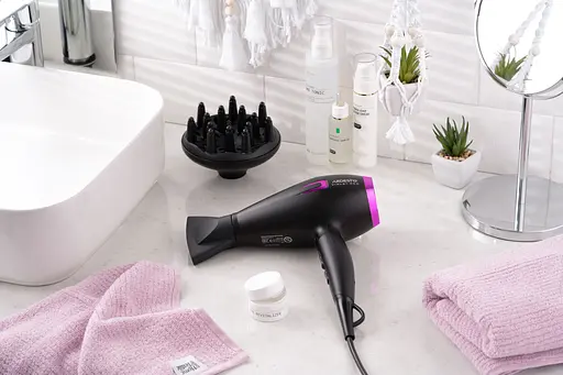 Фен Ardesto Violet PRO HD-Y221PRO ,1750-2100Вт, 2 швидкості, 3температурні режими, дифузор, чорний - фото 2