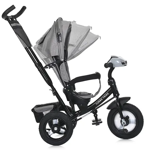 Триколісний велосипед Turbo Trike MT 1006-8 з музичною панеллю світловими ефектами та м'яким сидінням - фото 3