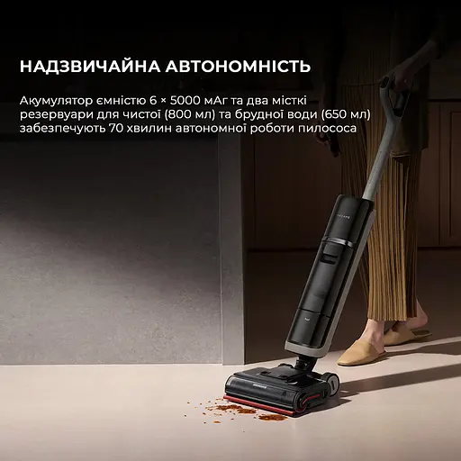 Моечный пылесос Dreame H15 Pro Heat (HHR48A) черный - фото 6