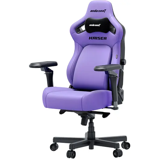 Крісло геймерське Anda Seat Kaiser 4 V2 Size XL до 180 кг ігрове Purple PVC (AD12YDDC-XLL-20-V-PV/C-03) - фото 2