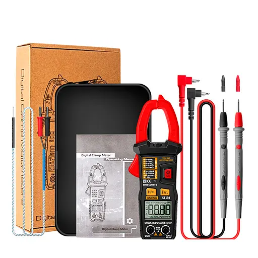 Токовые клещи Aneng ST194 (STOP PRODACT) Измерение: V (AC/DC) A (AC/DC) Ω, C, Hz, °C (NCV) - фото 2