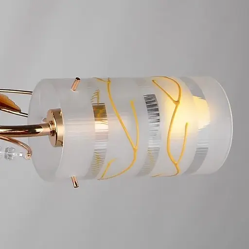 Люстра потолочная Brille классическая E14 40W G (LK-484C/3) - фото 2
