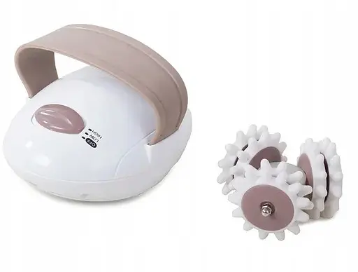 Портативний ручний антицелютний масажер для шиї спини тіла Shuqin роликовий масажер для тіла від мережі - фото 1