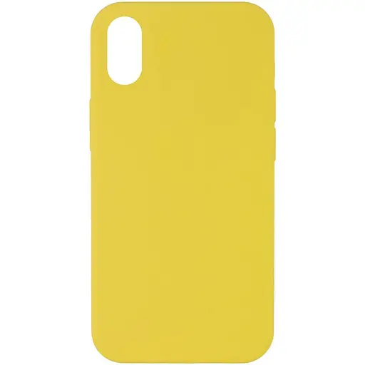 Чехол Epik Silicone Case Full Protective AA NO LOGO для Apple iPhone X/XS 5.8 Желтый/Yellow