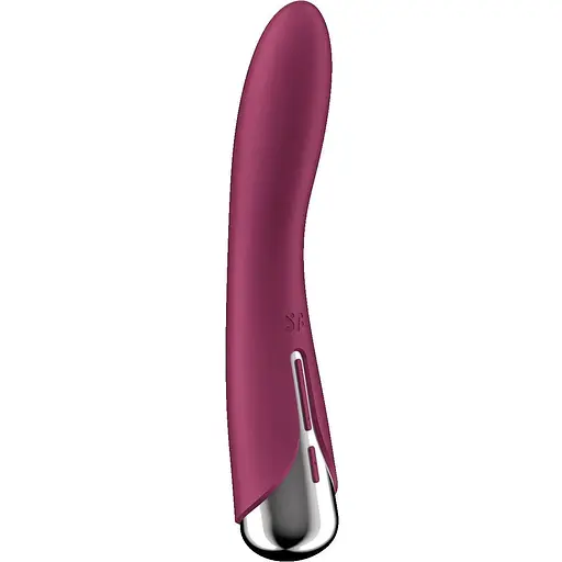 Вібратор Satisfyer Spinning Vibe 1 17.5 см бордовий