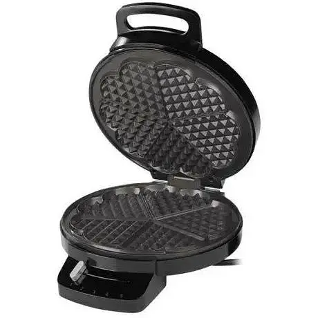 Вафельниця кругла з регулюванням Silver Crest Waffle maker 1200W Germany Heart Shape Silver Crest SWE 1200 C3 - фото 2