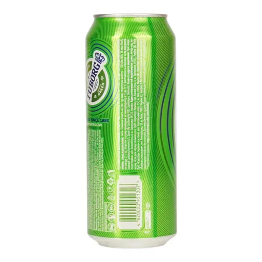 Пиво Tuborg Green, світле, 4,6%, з/б, 0,5 л (256738) - фото 4