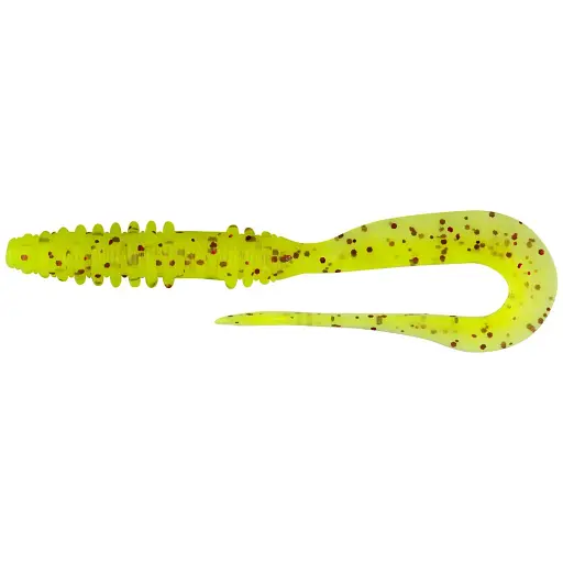 Силікон Keitech Mad Wag Mini 2.5" PAL#01 Chartreuse Red Flk (12 шт/уп)