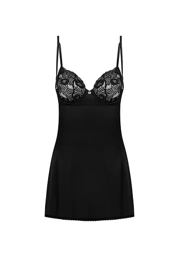 Комплект білизни Obsessive Serena Love M/L (чорний) - фото 11