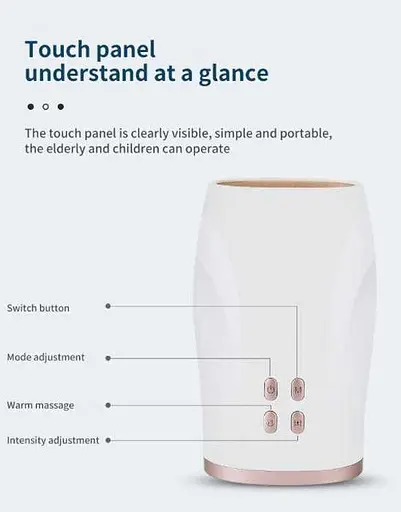 Масажер для рук з підігрівом Jinkairui Пресотерапія Стиснення повітря - фото 9