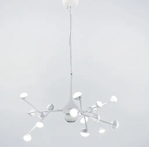 Светильник-молекула в белом цвете со встроенными светодиодами Line.F Количество ламп 18 - фото 6