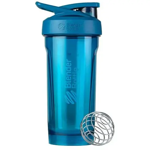 Шейкер спортивный (бутылка) BlenderBottle Strada Tritan 28oz/820 мл Ocean Blue (Original) (Strada_28oz_Ocean_Blue) - фото 1