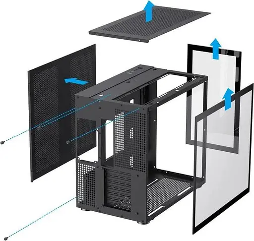 Корпус GameMax Infinity Black (Infinity BK) Без БП - фото 9