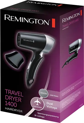 Фен-дорожній Remington Travel Dryer 1400 (D2400 E51) - фото 3