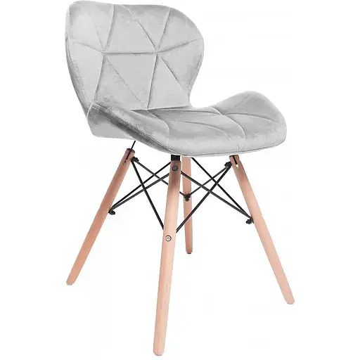 Стілець GT Racer X-D28 Plus Velvet сірий - фото 1