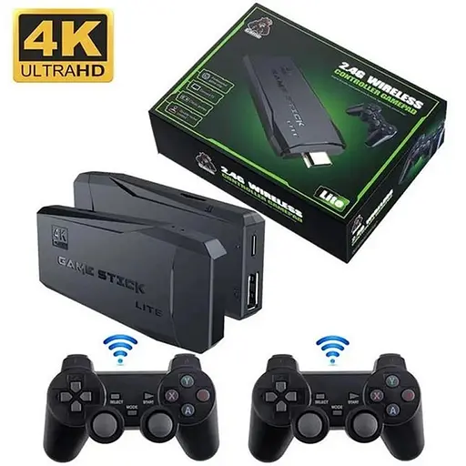 Игровая приставка Game Stick M8-4k 64gb Black - фото 4