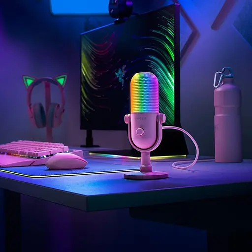 Мікрофон Razer Seiren V3 Chroma Quartz (RZ19-05060300-R3M1) - фото 5