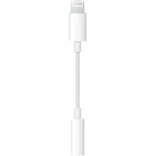 Перехідник Apple LightningTRRS 3.5 F 0.1 м білий працює без блютузу