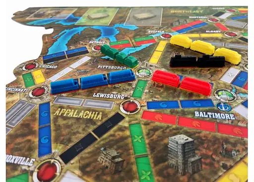 Настольная игра Lords of Boards Билет на поезд. Наследие: Легенды Запада (Ticket to Ride Legacy: Legends of the West) (малая локализация - укр. правила) (TTR_WL) - фото 10