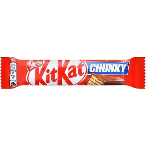 Батончик KitKat Chunky молочний 40 г - фото 1