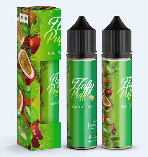 Набор компонентов для самозамеса солевой заправки Fluffy Puff 60 мл Киви Маракуя 0-50 мг (17663)