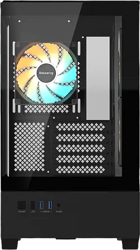 Корпус Gigabyte C201 Panoramic ARGB Black (GB-C201P)