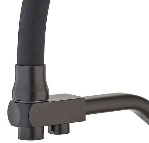 Змішувач для кухні Mixxus із чорним силіконовим виливом FUL-021 (MI6021) - фото 4