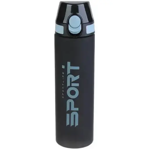 Пляшка спортивна для води LaPrida пластикова біла 750 мл Soft-touch покриття (26 см х 7 см) 67-5503