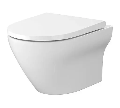 Унітаз підвісний CET B331 Cersanit Larga EW CleanOn з дюропластовим Slim Wrap сидінням SoftClose+QuickRelease 30412 - фото 1