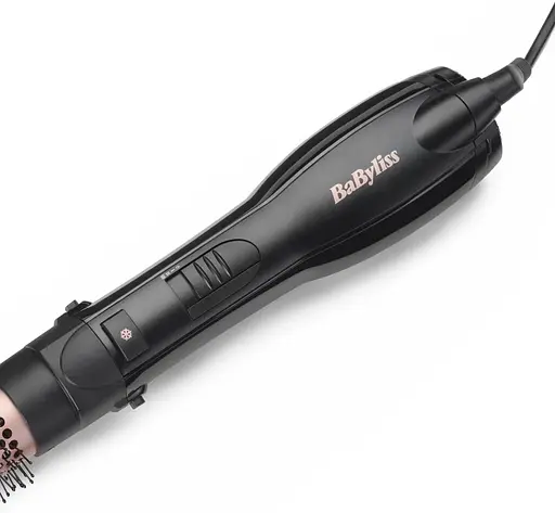Фен-щетка BaByliss Smooth Finish, 1200 Вт, 3 режима, ионизация, холодный обдув, керамика, черный - фото 7