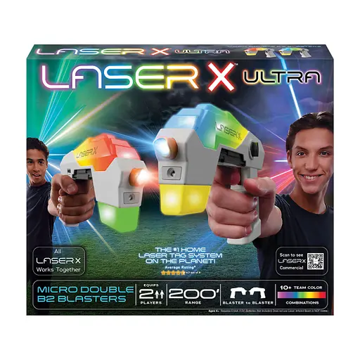 Ігровий набір 87551 для лазерних боїв - Laser X Ultra Micro для двох гравців, у коробці (6900007425940) - фото 1