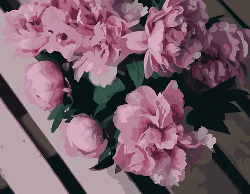 Картина за номерами. Art Craft "Півонія Катаріна" 40 * 50 см 13110-AC - фото 2