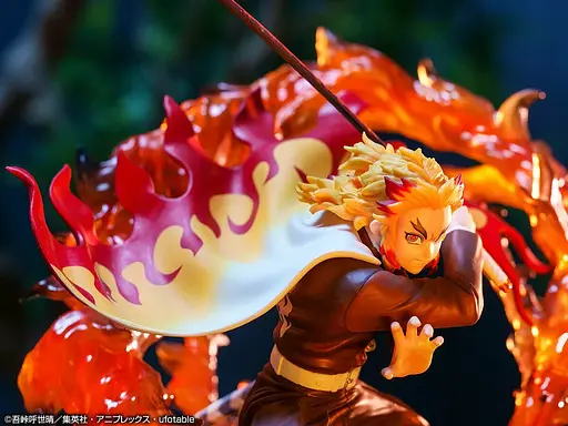 Фигурка Клинок, уничтожающий демонов Кэдзюро Рэнгёку Demon Slayer Kyojuro Rengoku 18 см KH DS KR - фото 4
