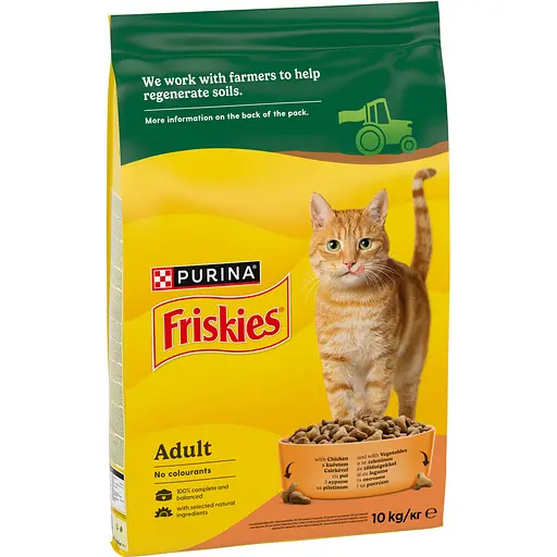 Сухой корм для котов Friskies с курицей и овощами 10 кг - фото 3