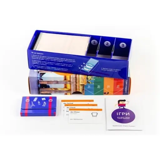 Настольная игра English Student Карточки для изучения немецкого языка English Student Upper-Intermediate B2 (укр.) (59122907) - фото 3
