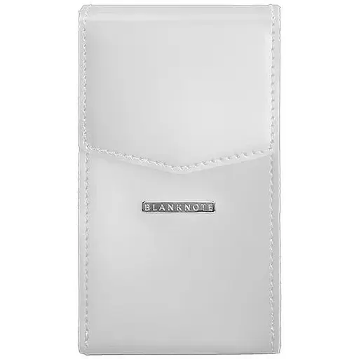 Вертикальна жіноча шкіряна сумка поясна / кроссбоді Mini біла - фото 1