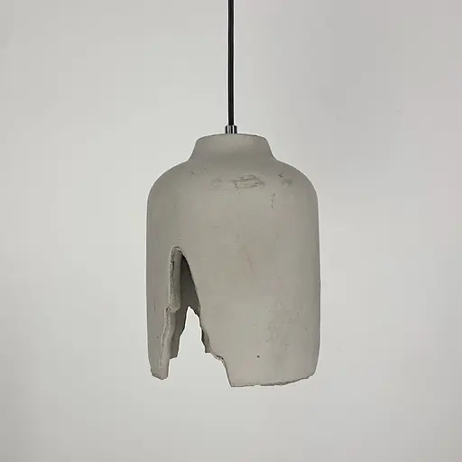 Підвіс із грубим бетонним плафоном 22х16 см | Арт. MJ 184/1 GR | Line F - фото 8