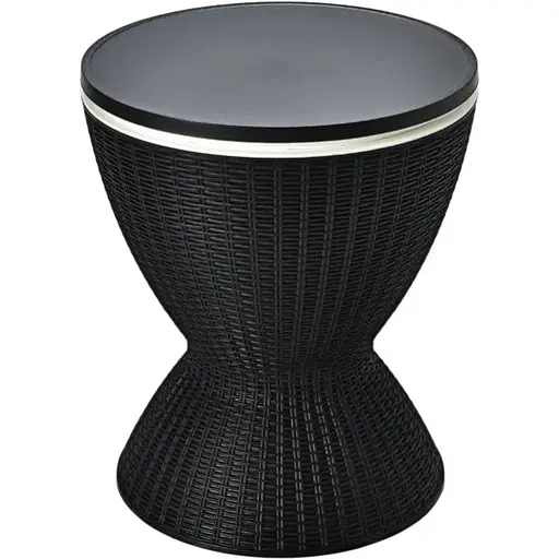 Стол-холодильник Costway Curver с регулируемой высотой 30L черный