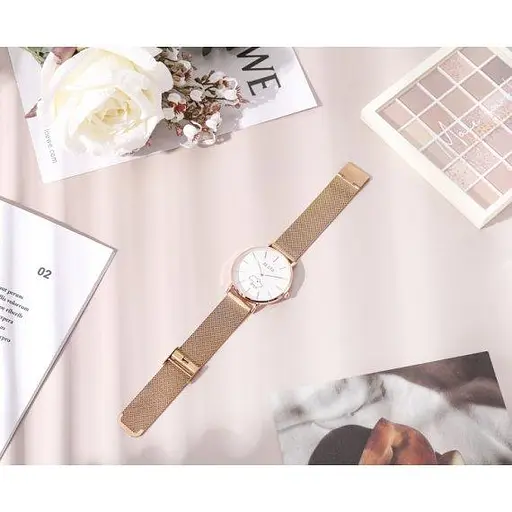 Часы наручные классические Besta Love UA Rosegold - фото 4